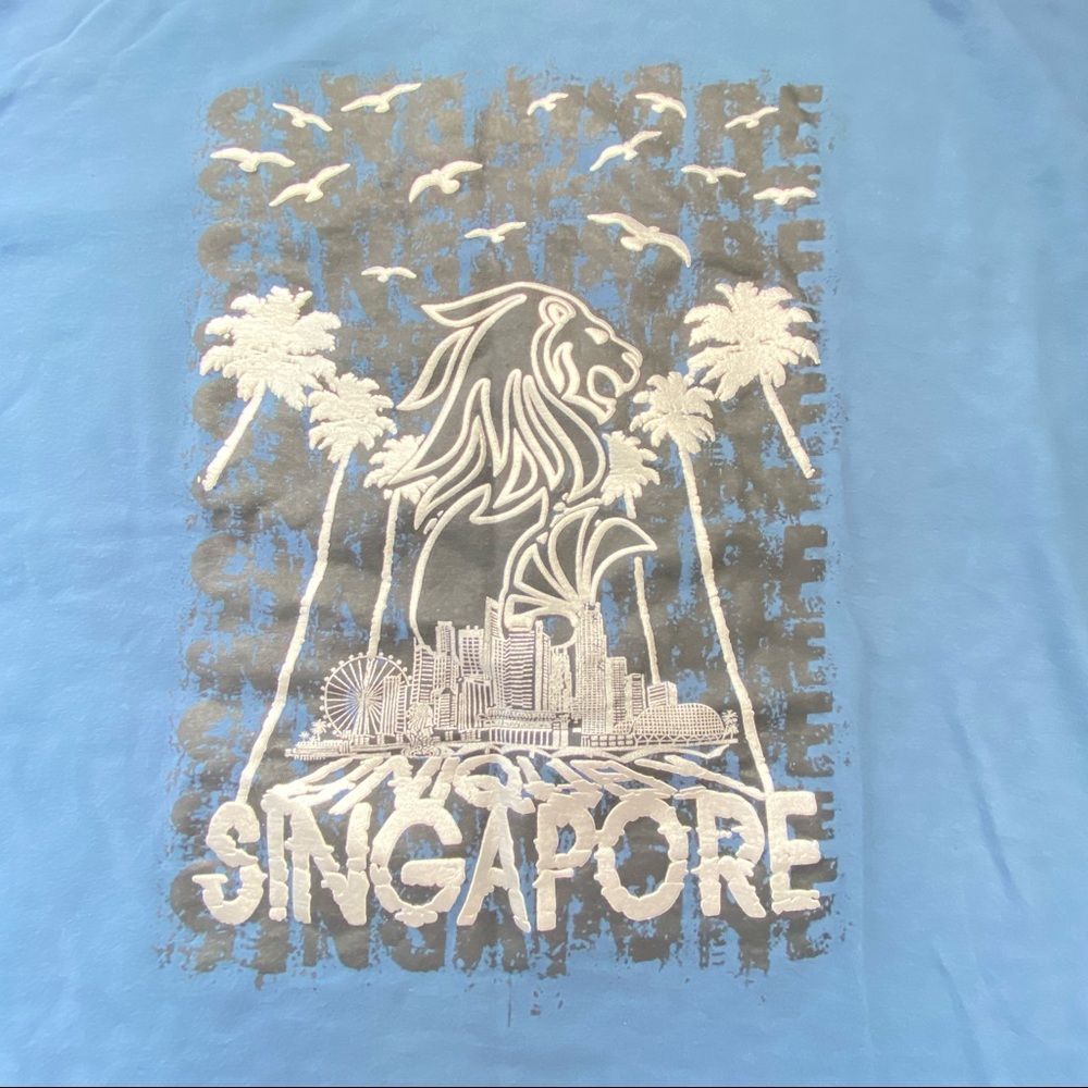 Guardian Angel Singapore graphic tee 100% cotton men size XL